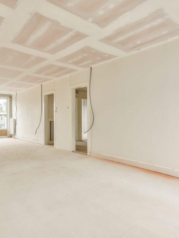 Empty room with window and radiator